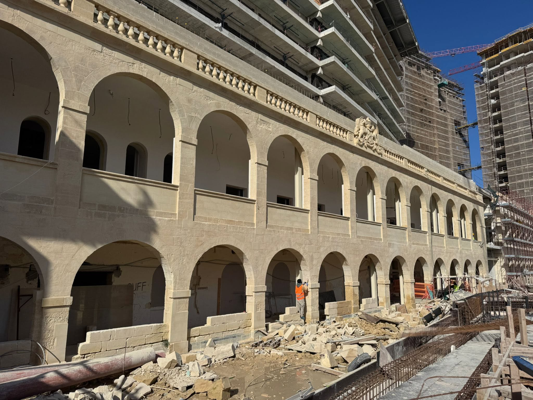 V&M Contracting restoration and construction project